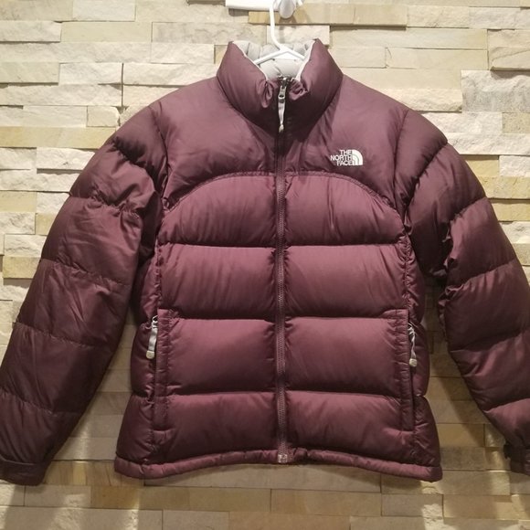 North Face Womens Medium Purple Vintage 96 Retro Nuptse Puffer Jacket Down Coat